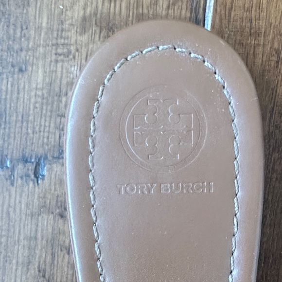 Tory Burch Brown Leather Footbed - Picture 2 of 5